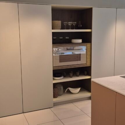 Moderne Ballerina Einbauküche K1 Fronten Detail