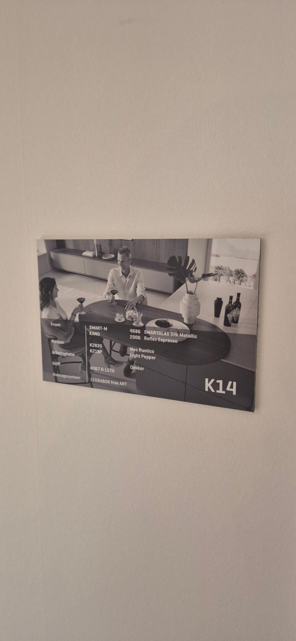 Detailansicht Ballerina Küche K14 Arbeitsplatte