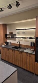 Moderne Ballerina Einbauküche K4 Fronten Detail