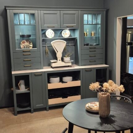 Einbauküche Baufront Cambridge moderne Ausstellung Laatzen