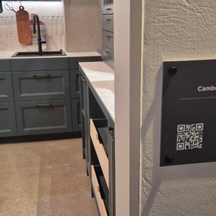 Baufront Küche Cambridge Black Green Hannover Ausstellung