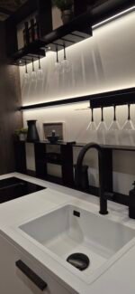 Baufront Küchenmöbel Eiche Geräuchert hochwertige Materialien