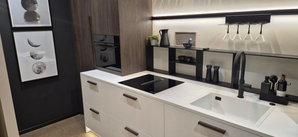 Baufront Kücheninsel Bergen Eiche Geräuchert Design Hannover