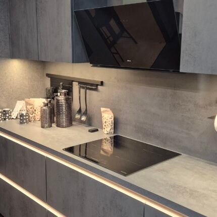 Burger Küche Celine Concrete Anthracite Hannover Ausstellung