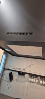 Burger Küche nach Maß Jette Sandbeige Beleuchtung