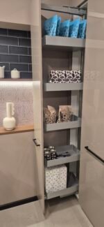 Moderne Burger Einbauküche Susann Greige Fronten